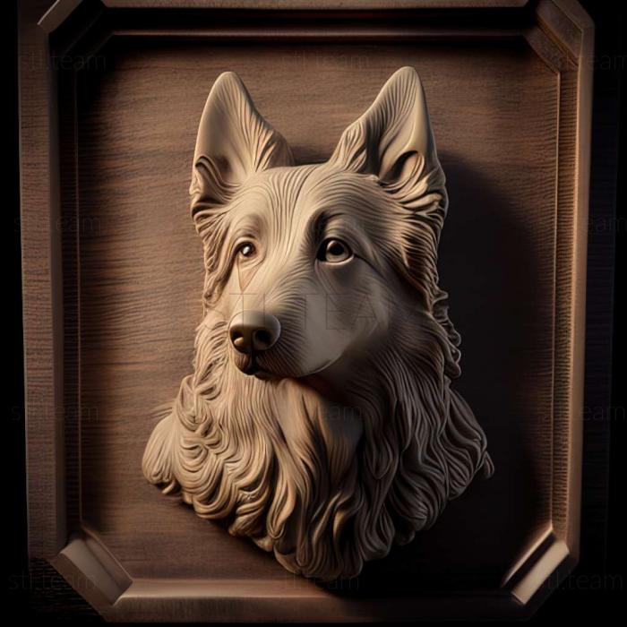 3D model Welsh Shepherd dog (STL)